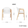 Silla ARMO - Blanco