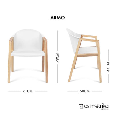 Silla ARMO - Blanco