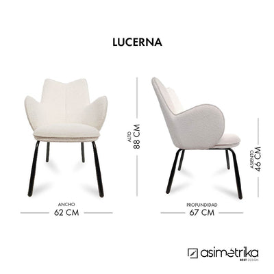 Poltrona LUCERNA - Blanco