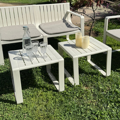 Set Mesas Terraza OFF WHITE