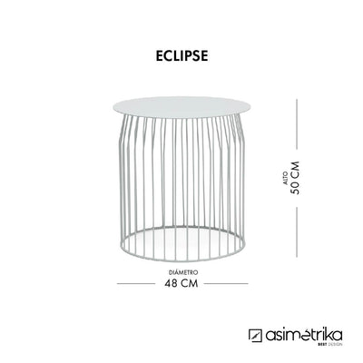 Mesa lateral ECLIPSE - Blanco