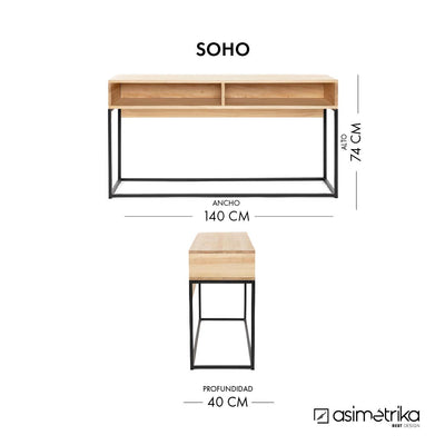 Arrimo SOHO - Madera Natural