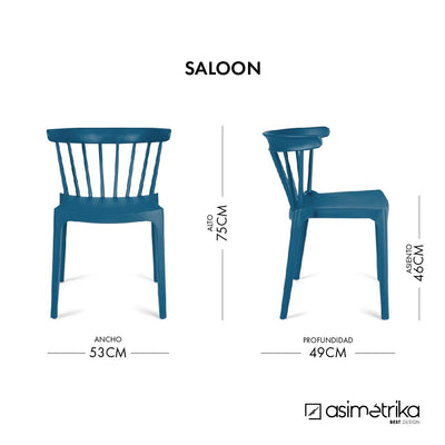 Silla SALOON - Azul