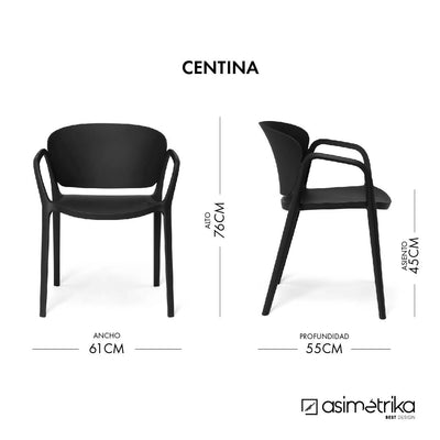 Silla CENTINA - Negro